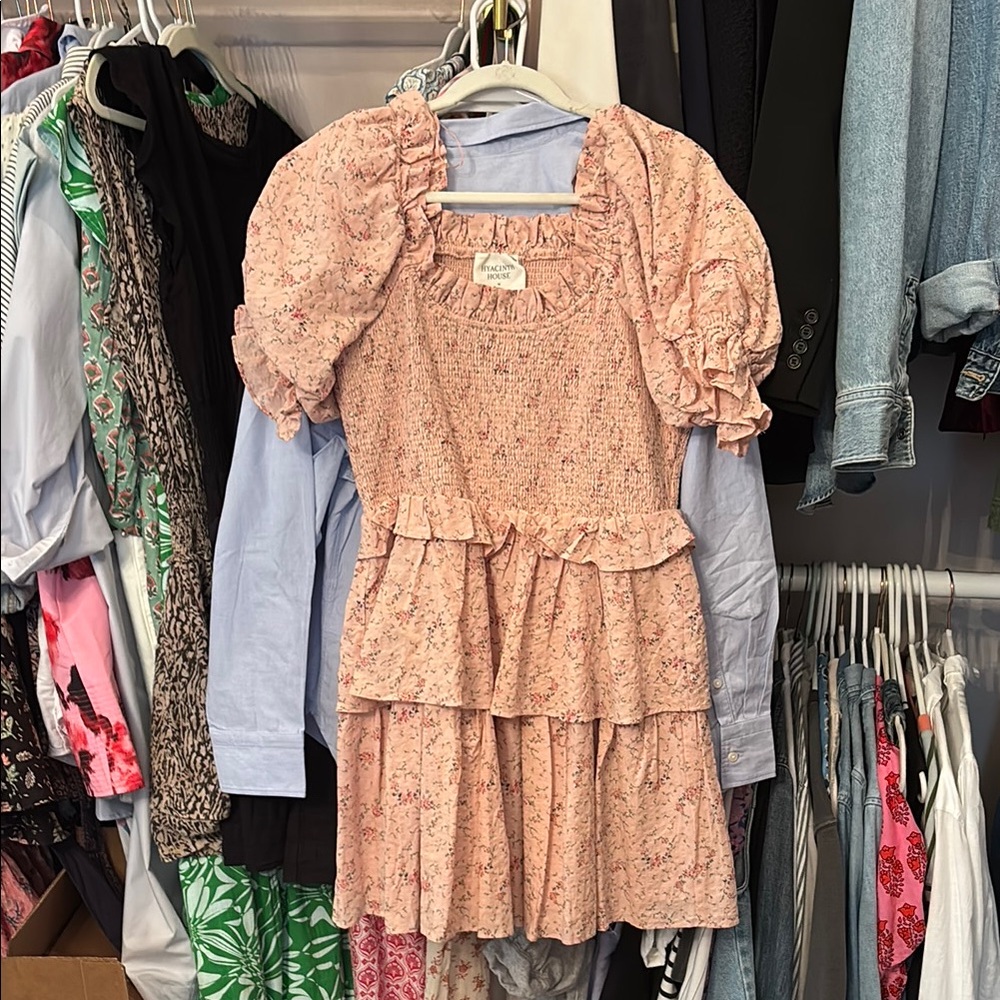 Floral Peach Mini dress